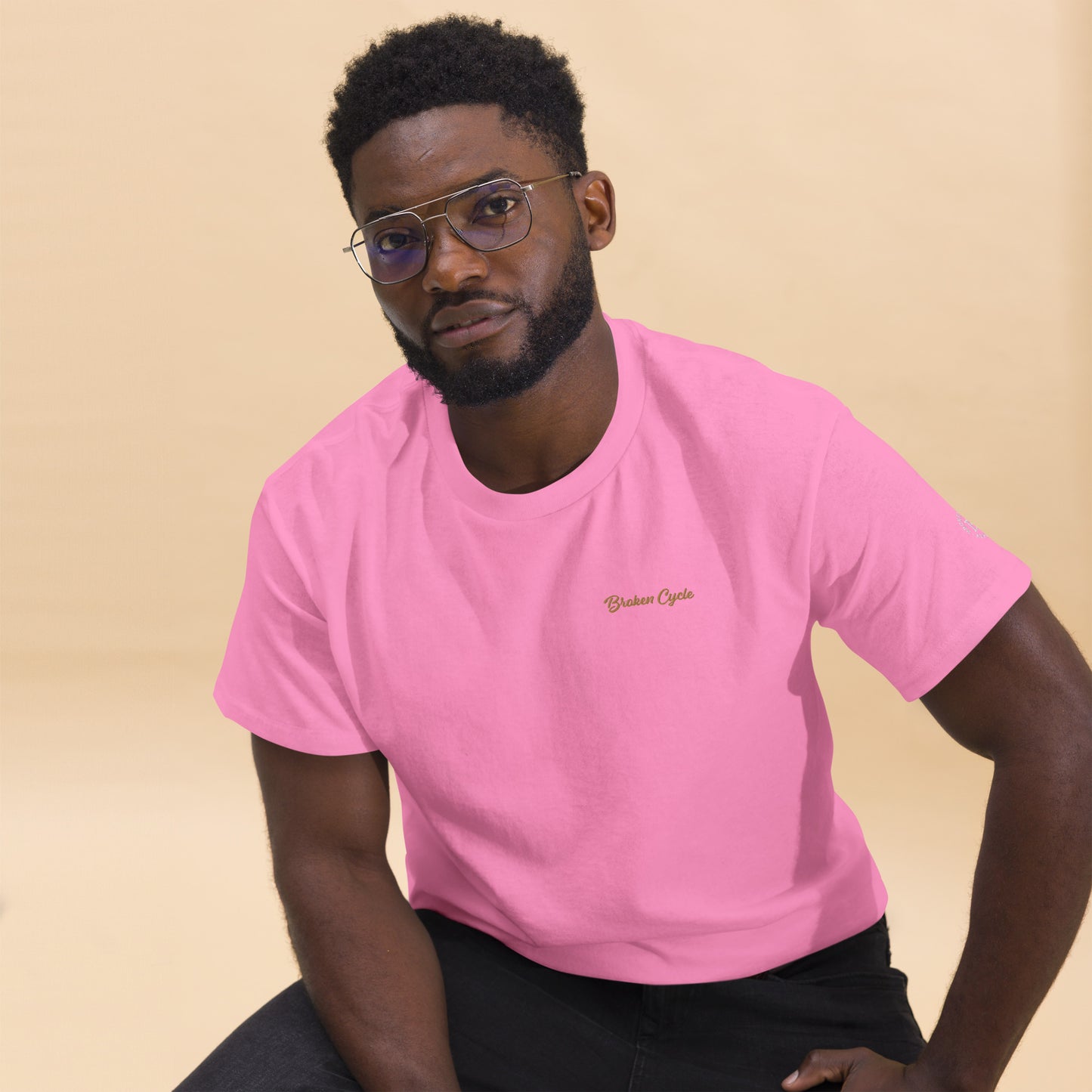 Embroidered Broken Cycle Tee