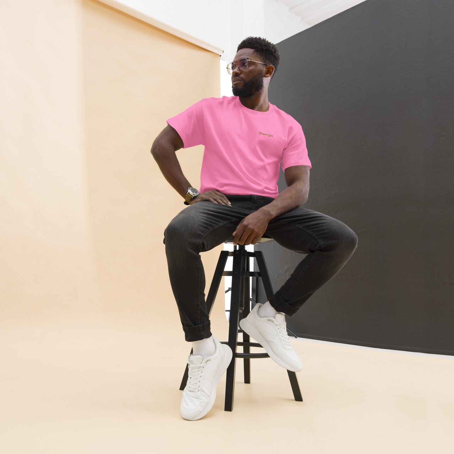 Embroidered Broken Cycle Tee