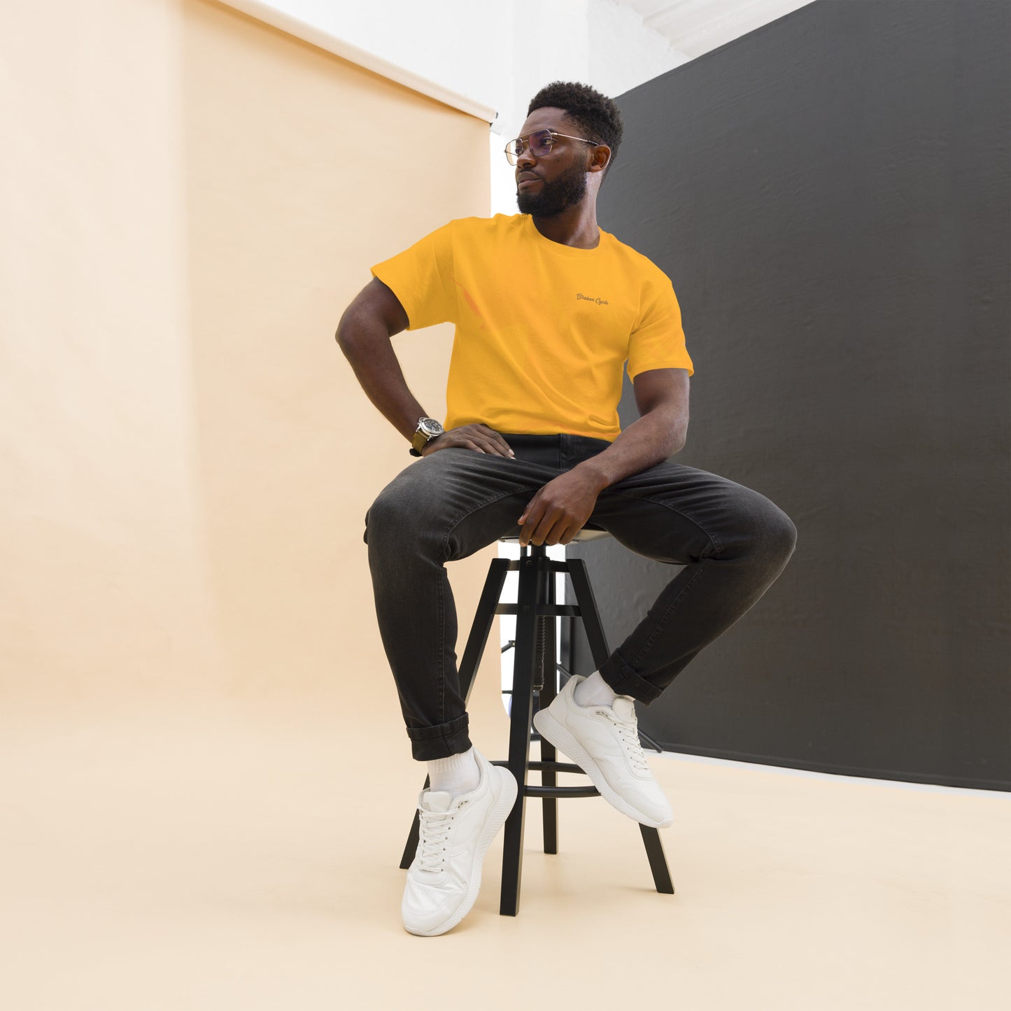 Embroidered Broken Cycle Tee