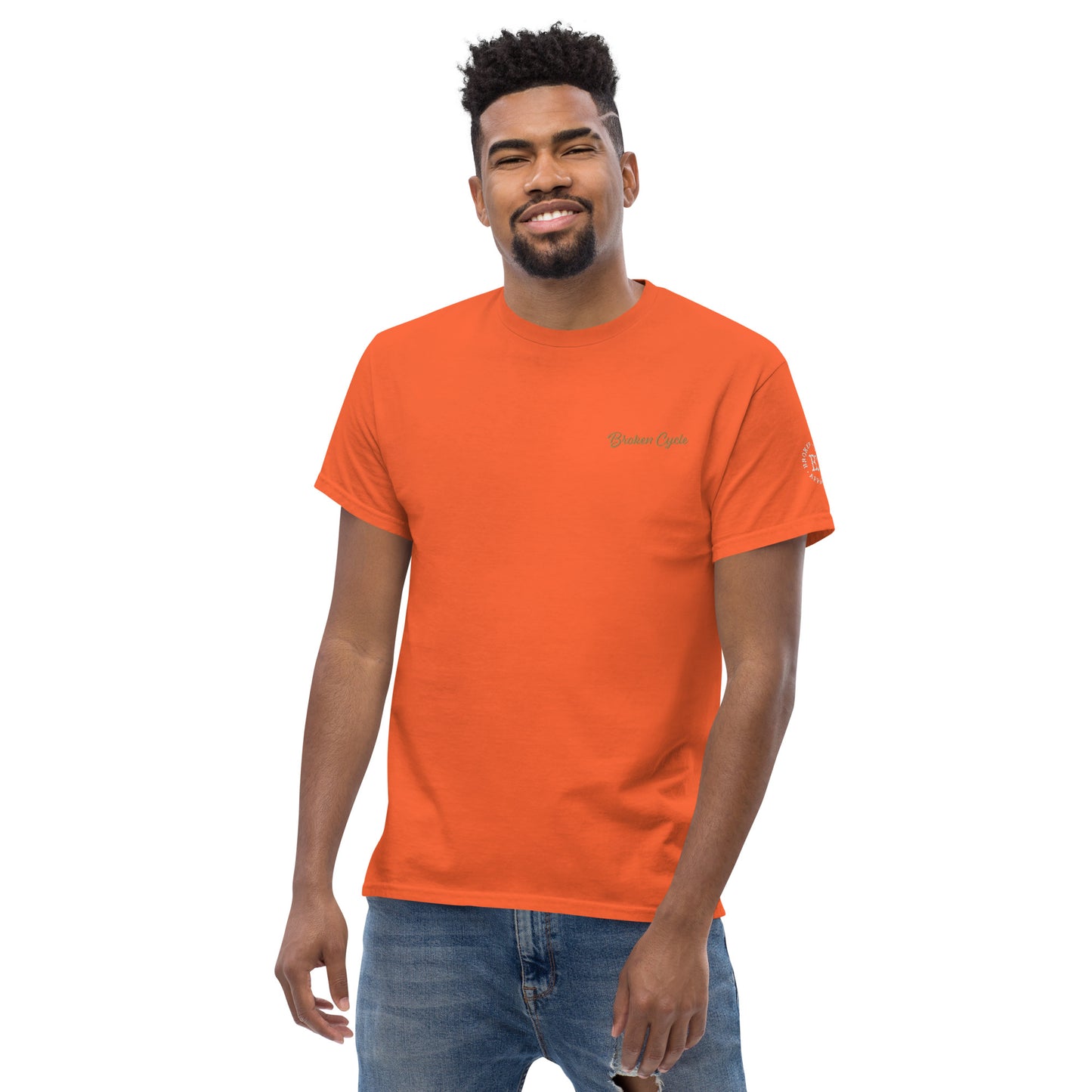 Embroidered Broken Cycle Tee