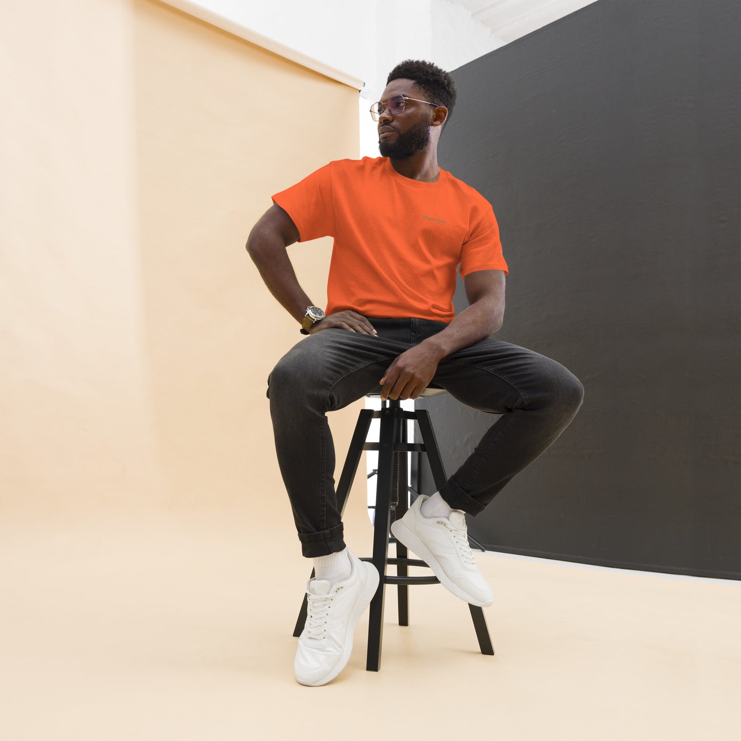 Embroidered Broken Cycle Tee