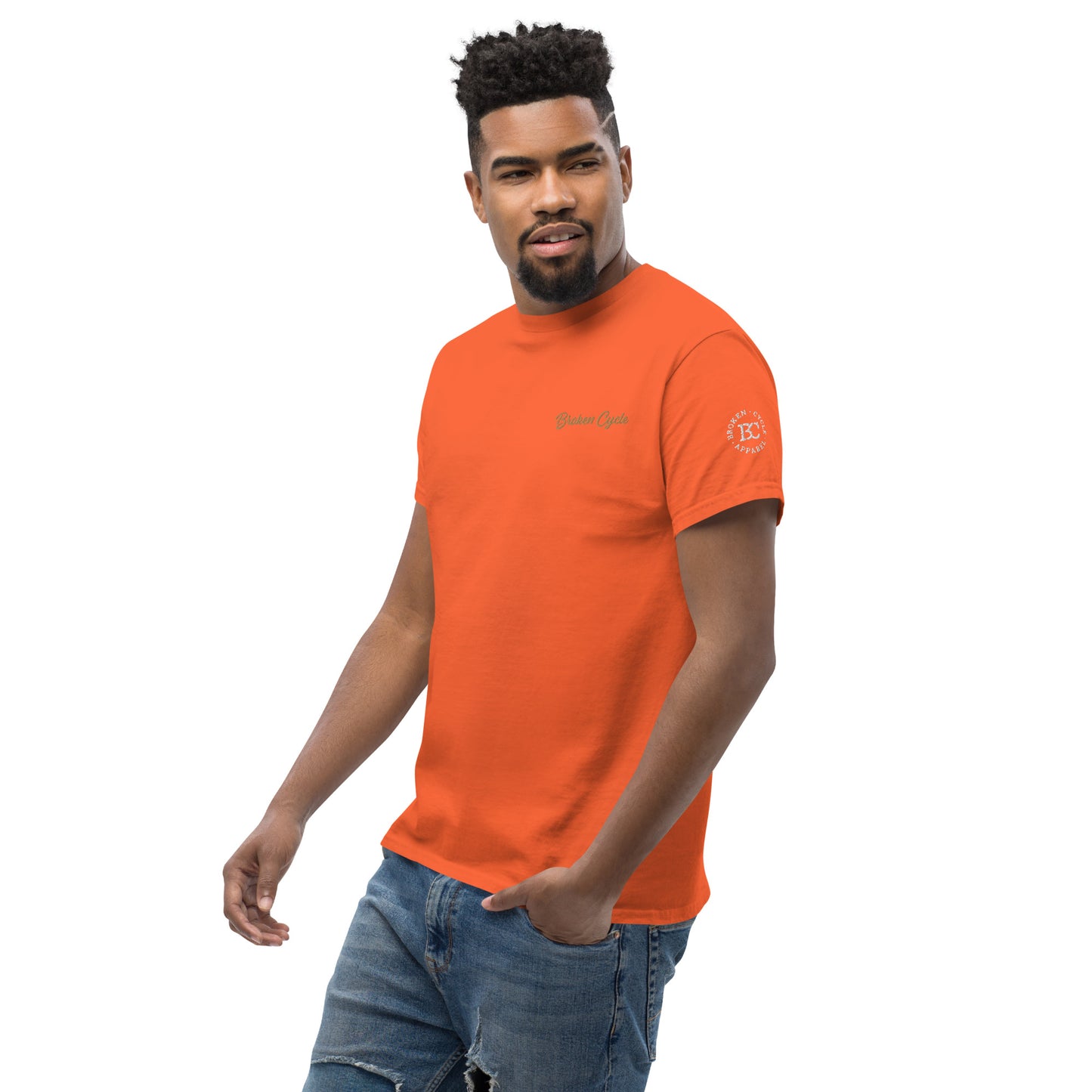 Embroidered Broken Cycle Tee
