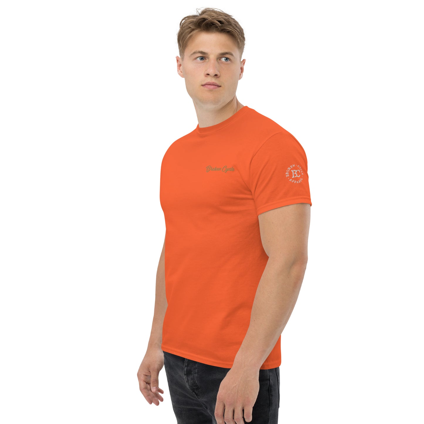 Embroidered Broken Cycle Tee