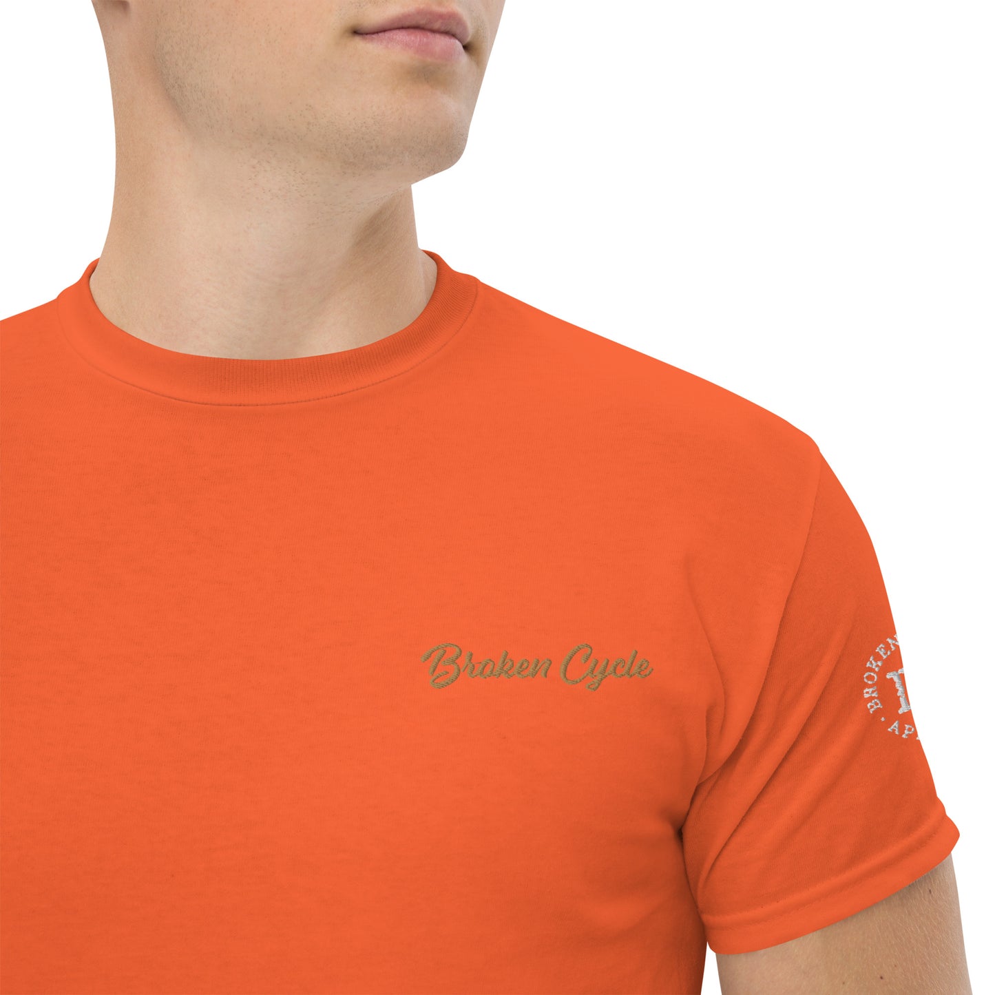 Embroidered Broken Cycle Tee