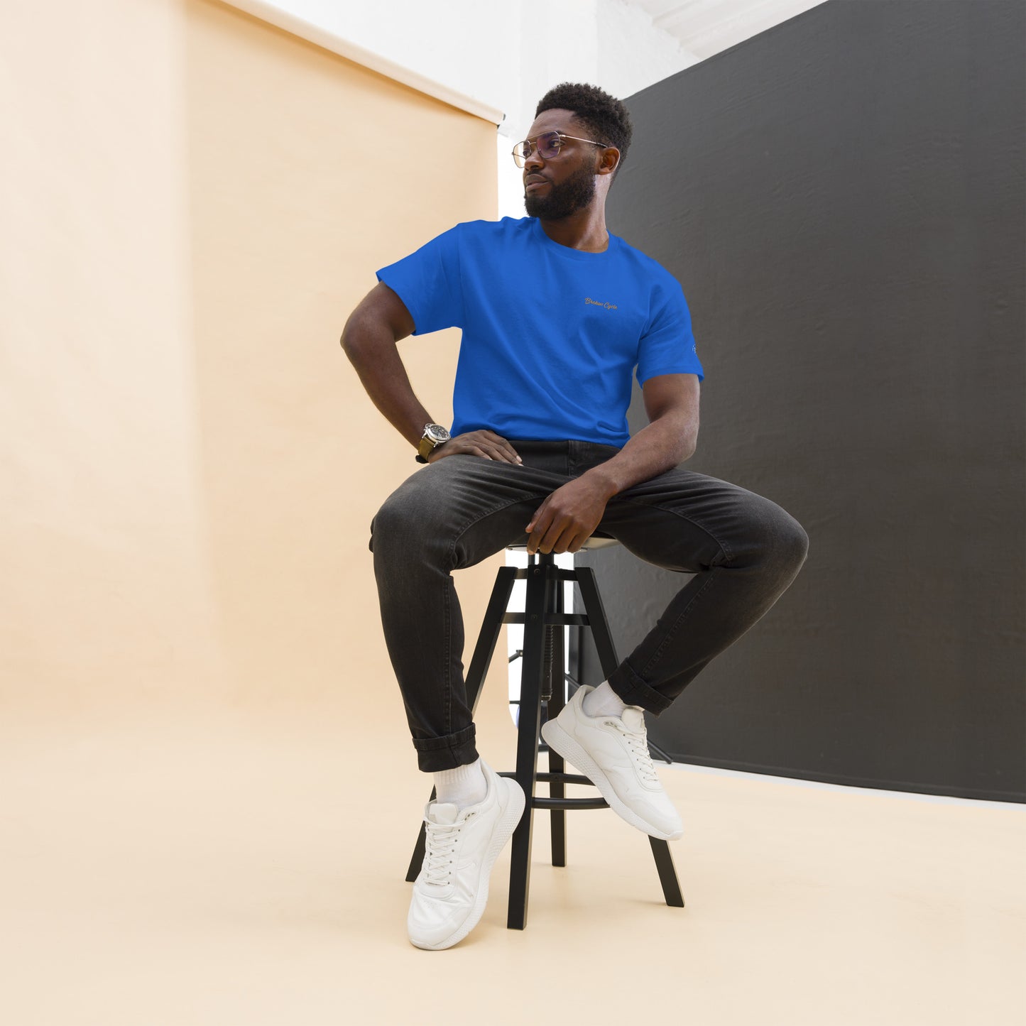 Embroidered Broken Cycle Tee
