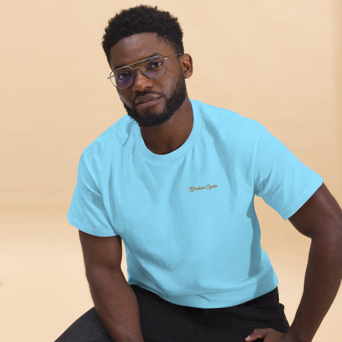 Embroidered Broken Cycle Tee