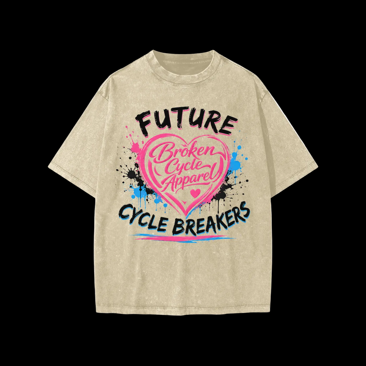 Future Cycle Breaker Snow Washed Kids' T-Shirt