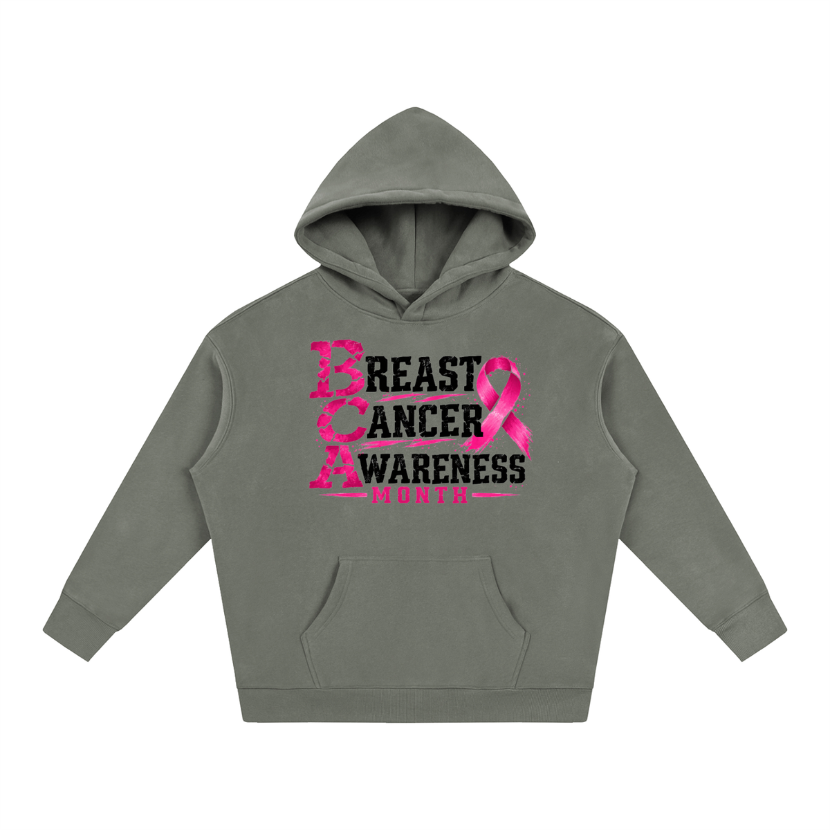 BCA Cancer Oversize Fleeced Hoodie