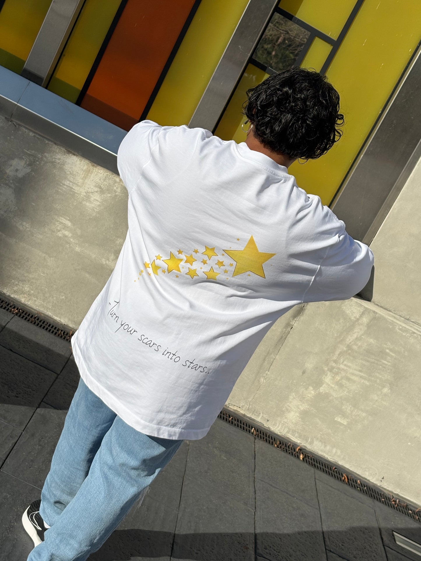 Long Sleeve  Shooting Stars T-Shirt