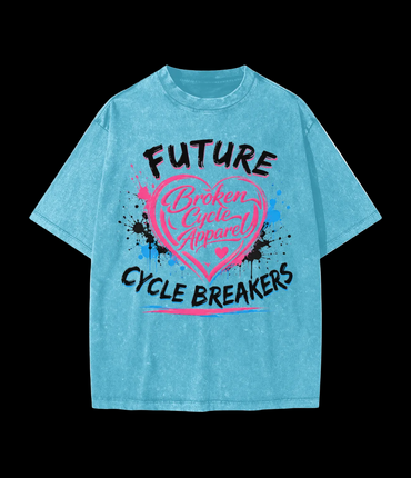 Future Cycle Breaker Snow Washed Kids' T-Shirt