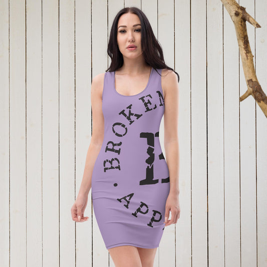 Purple Sublimation Cut & Sew Dress