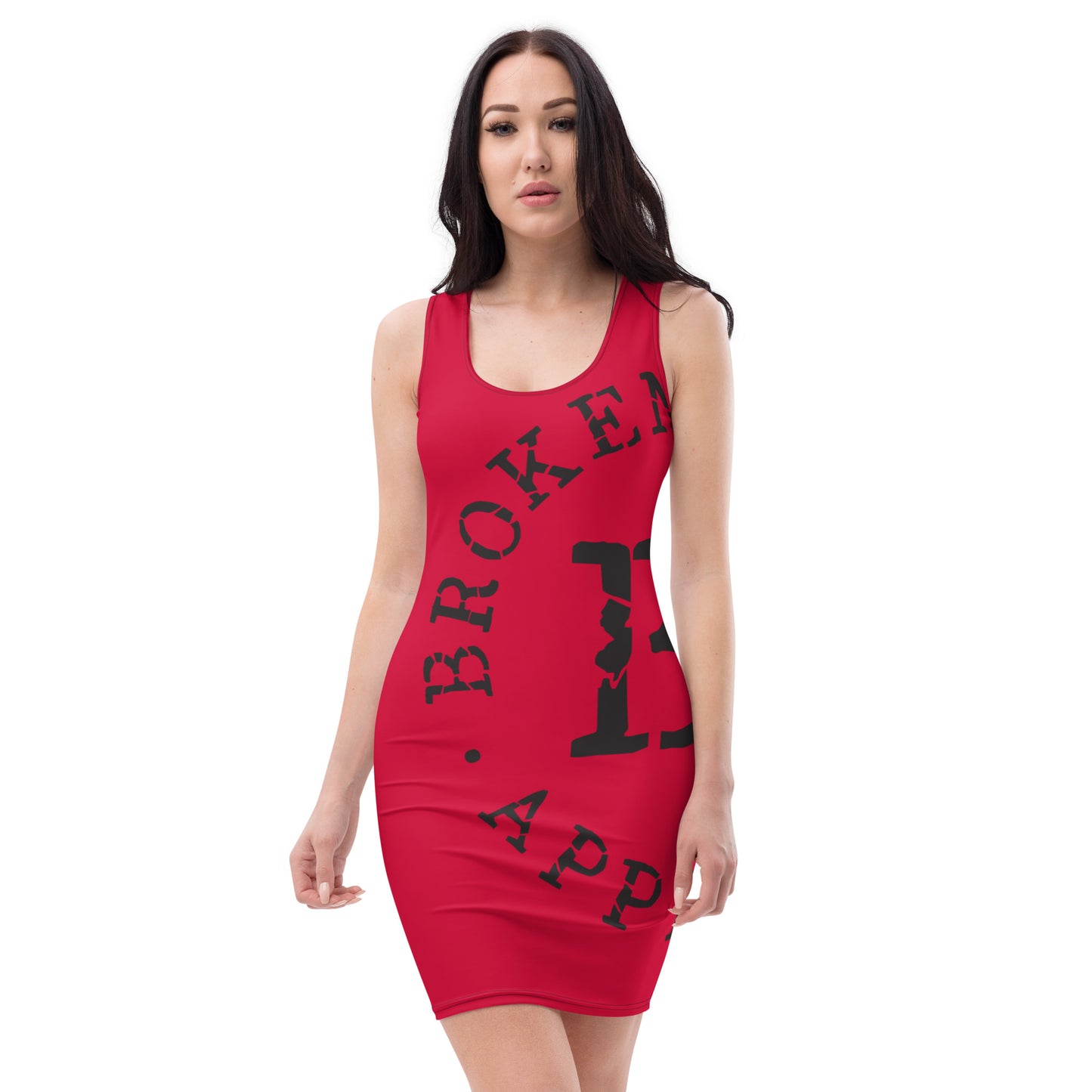 Red Sublimation Cut & Sew Dress