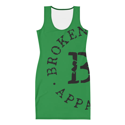 Green Sublimation Cut & Sew Dress