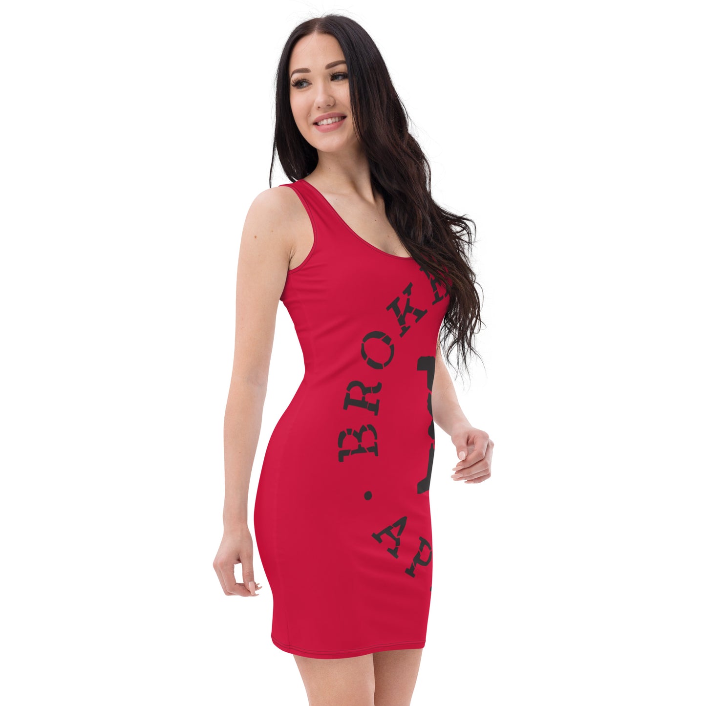 Red Sublimation Cut & Sew Dress