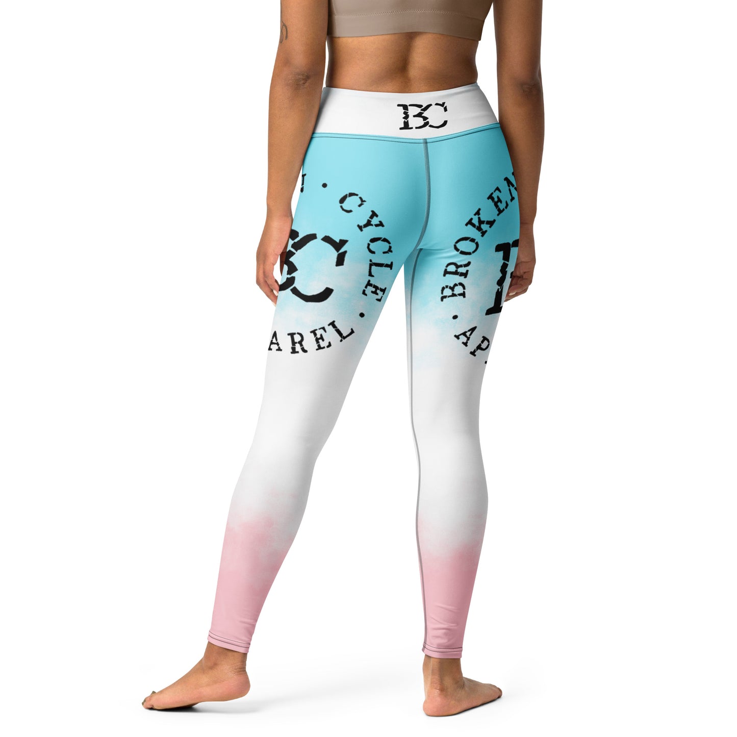 Cotton Candy Yoga Leggings