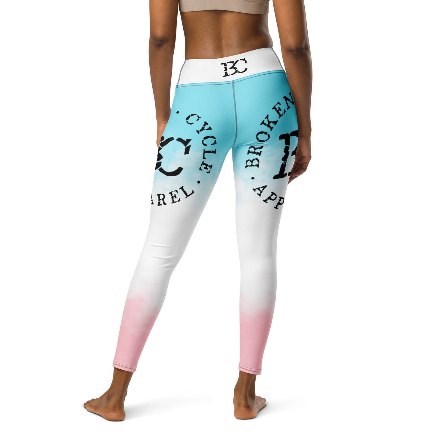 Cotton Candy Yoga Leggings