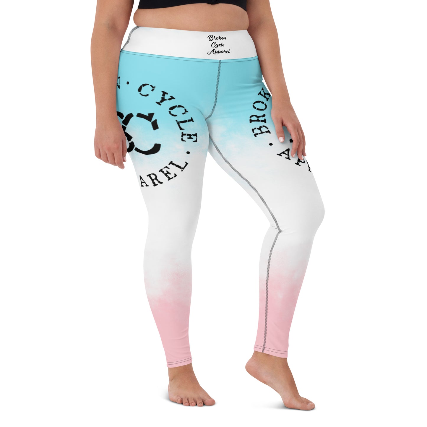 Cotton Candy Yoga Leggings