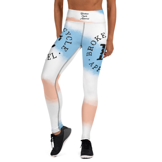 Tie Dye Black Stich Leggings