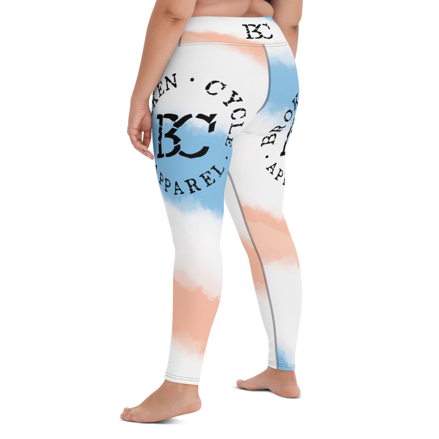 Tie Dye Black Stich Leggings