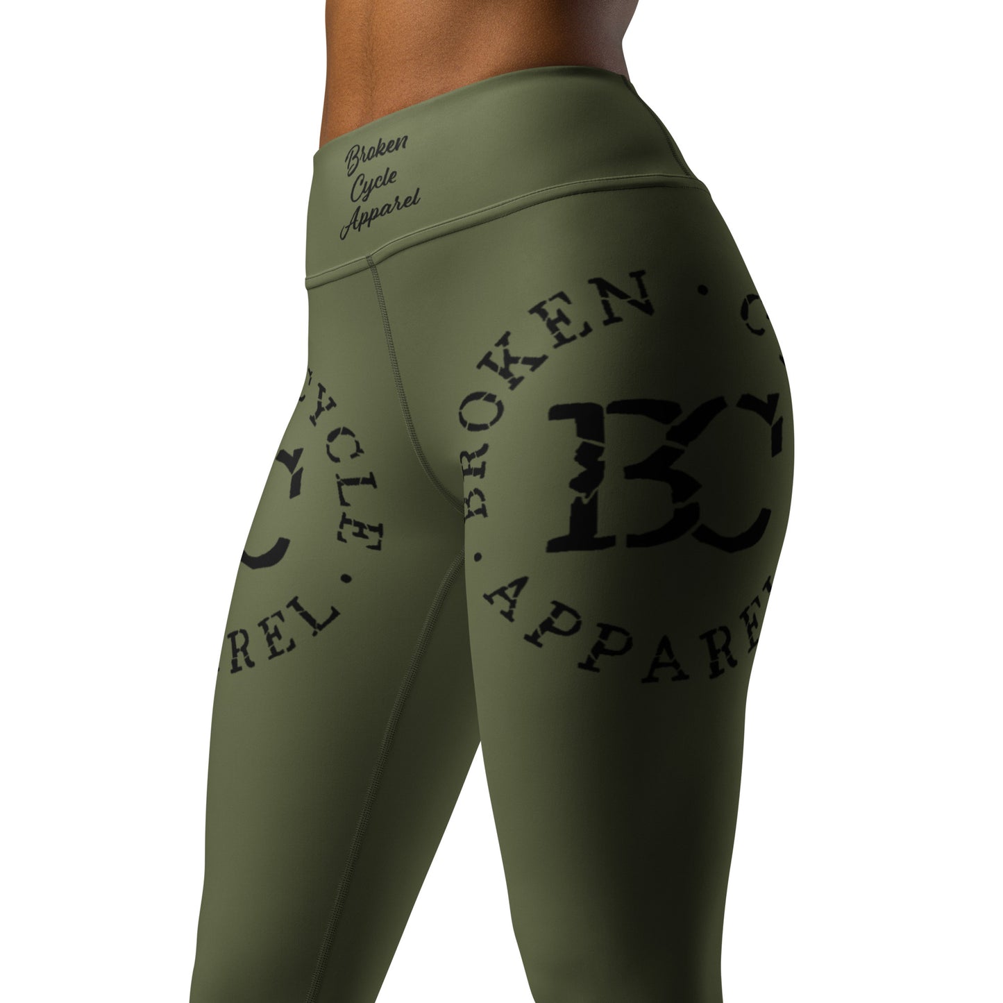 Green Yoga Leggings