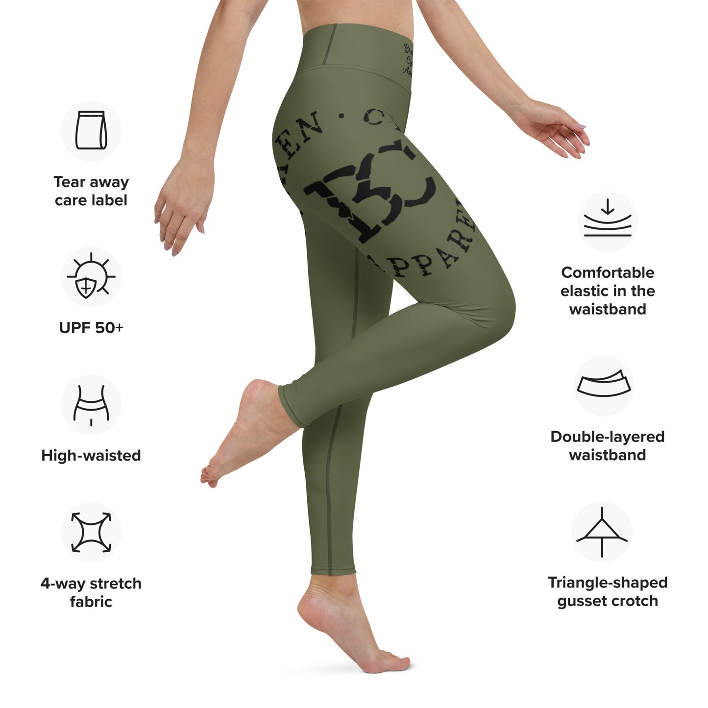 Green Yoga Leggings