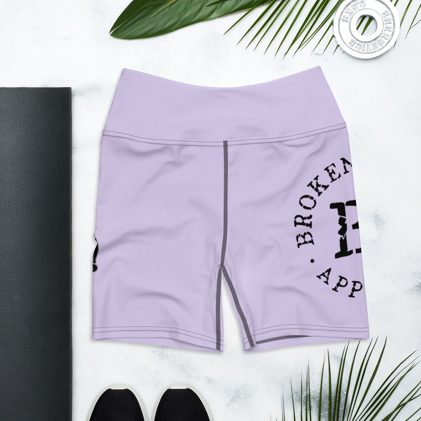 YASTYT: Yoga Shorts Lilac