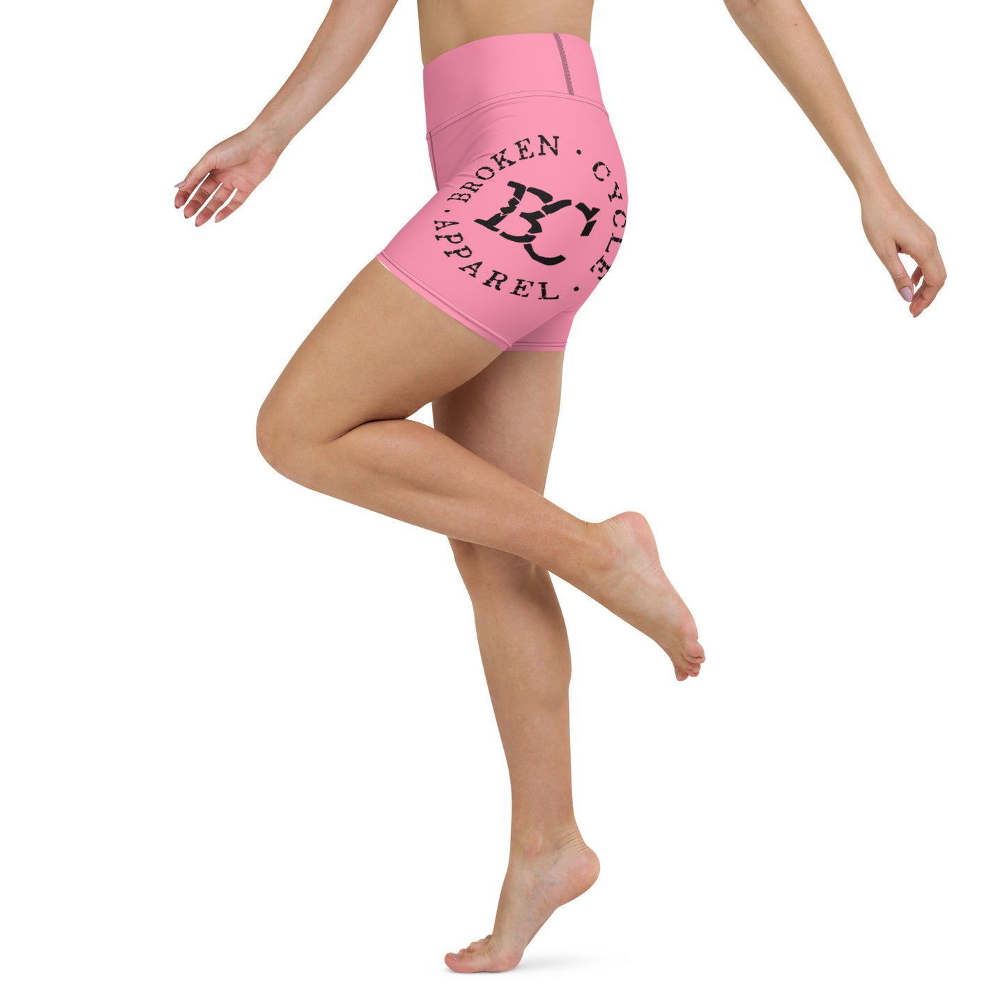 YASTYT: Yoga Shorts Pink