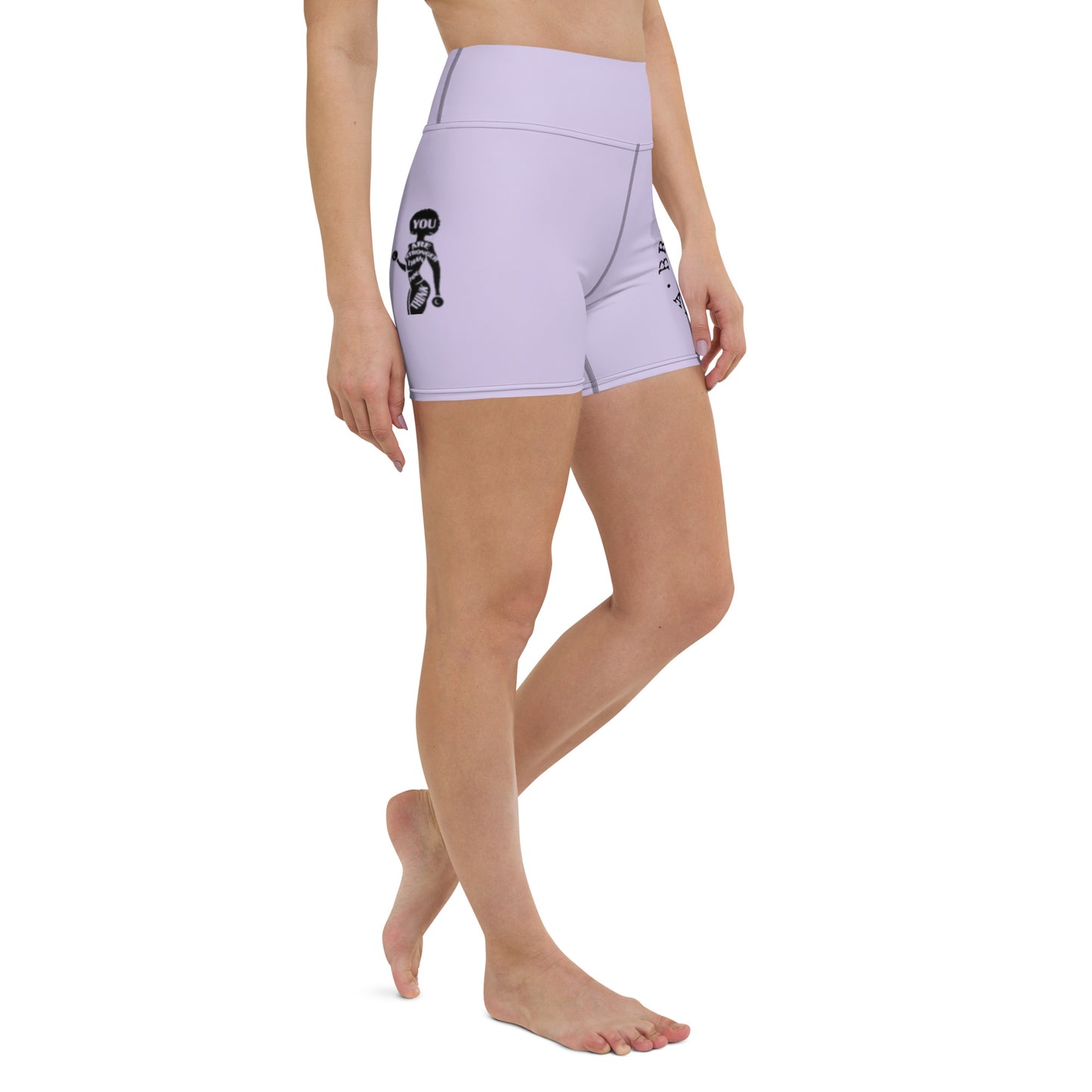 YASTYT: Yoga Shorts Lilac