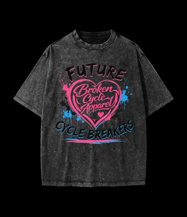 Future Cycle Breaker Snow Washed Kids' T-Shirt