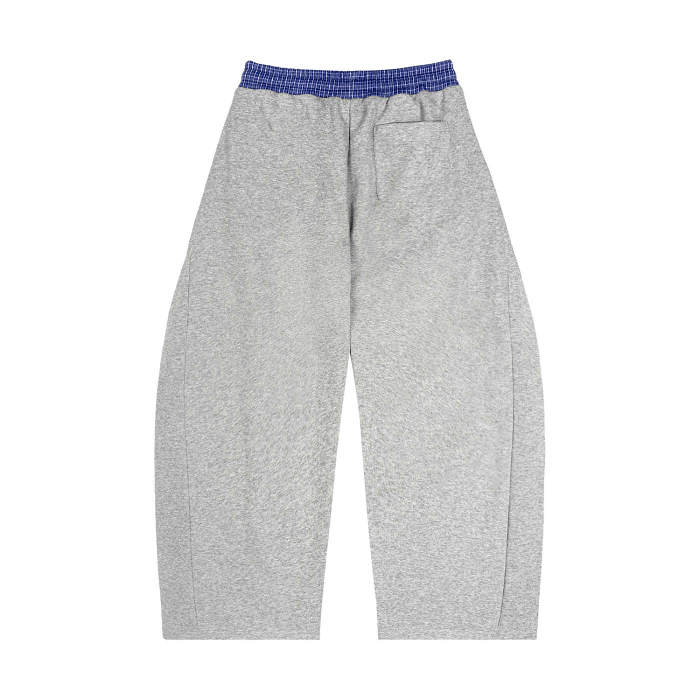 BCA Love Plaid Waistband Barrel Sweatpants