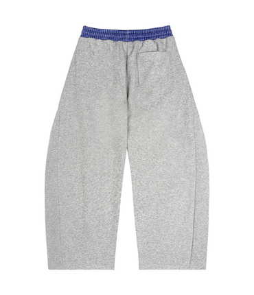 BCA Love Plaid Waistband Barrel Sweatpants