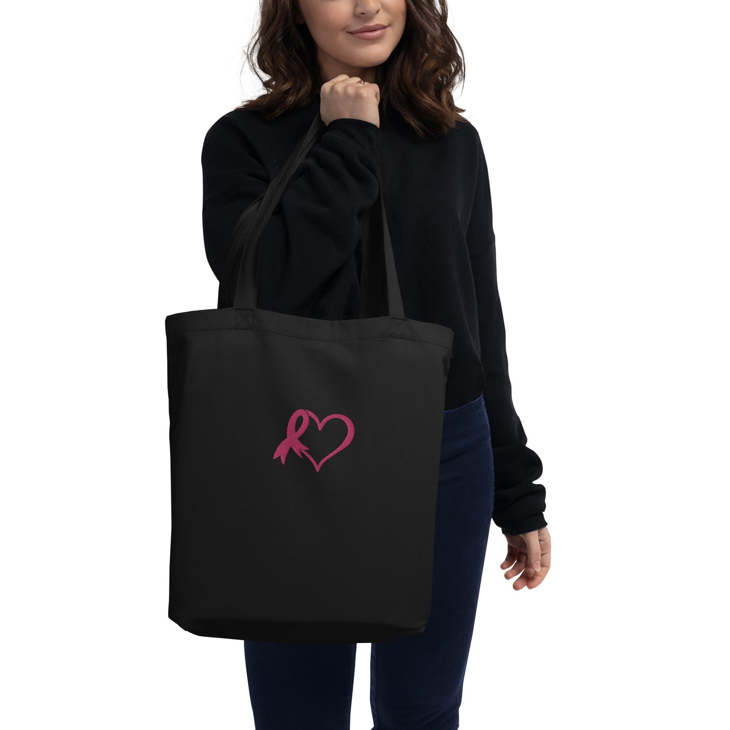 Pink Heart Tote Bag