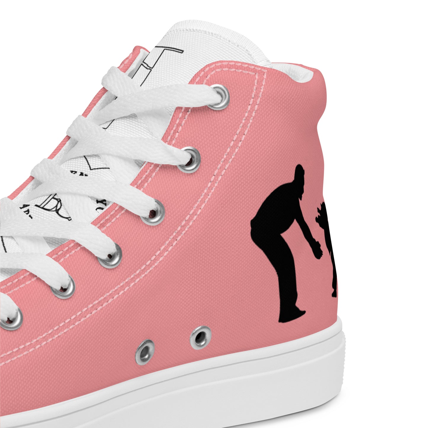 Pink BCA’s high top canvas shoes