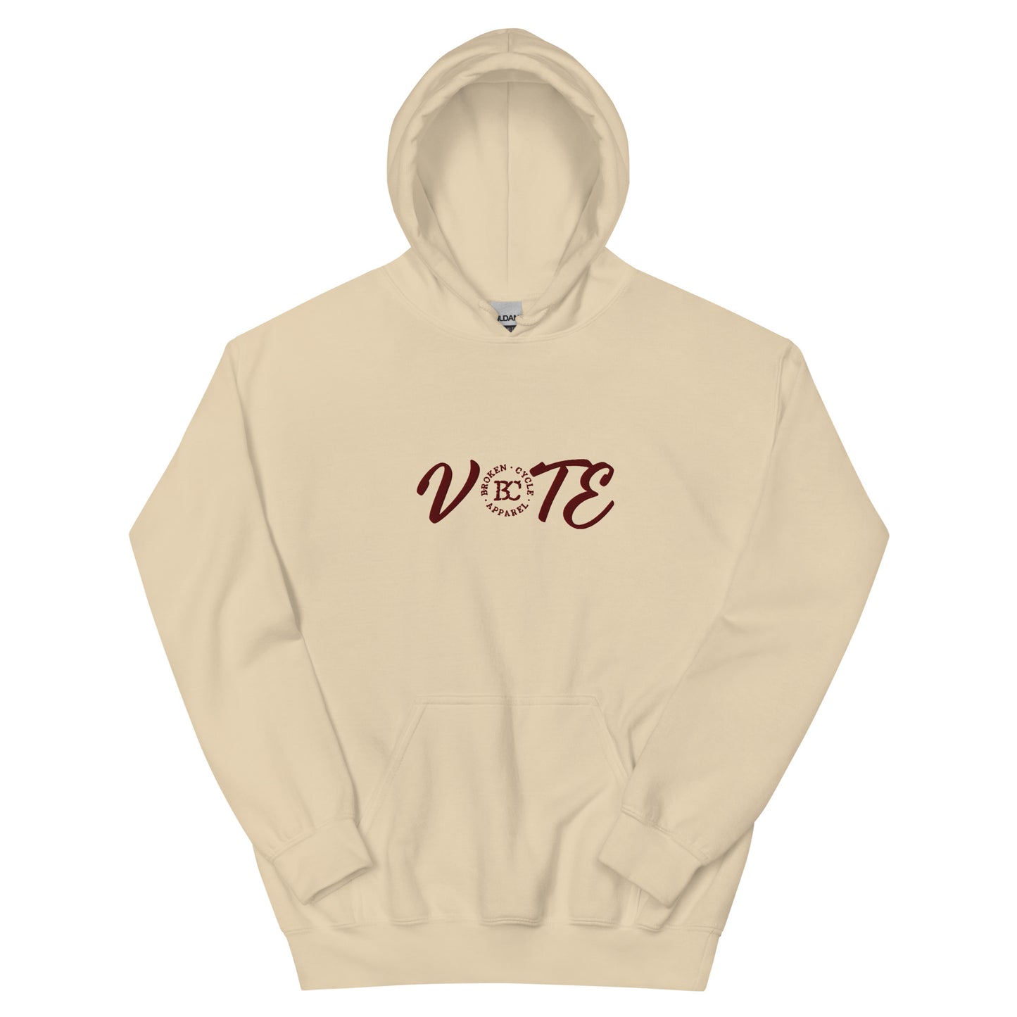 Maroon Stitich Ancestor Hoodie