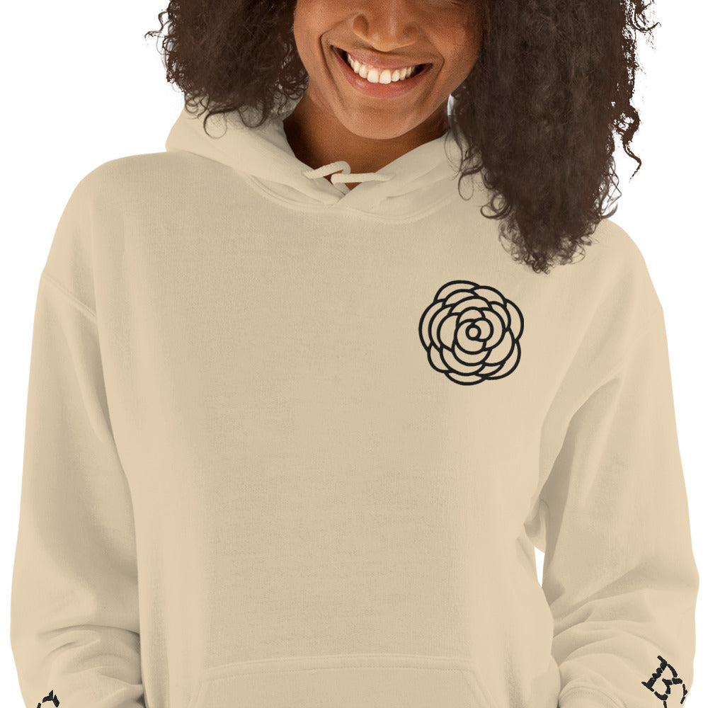 Black Rose Unisex Hoodie