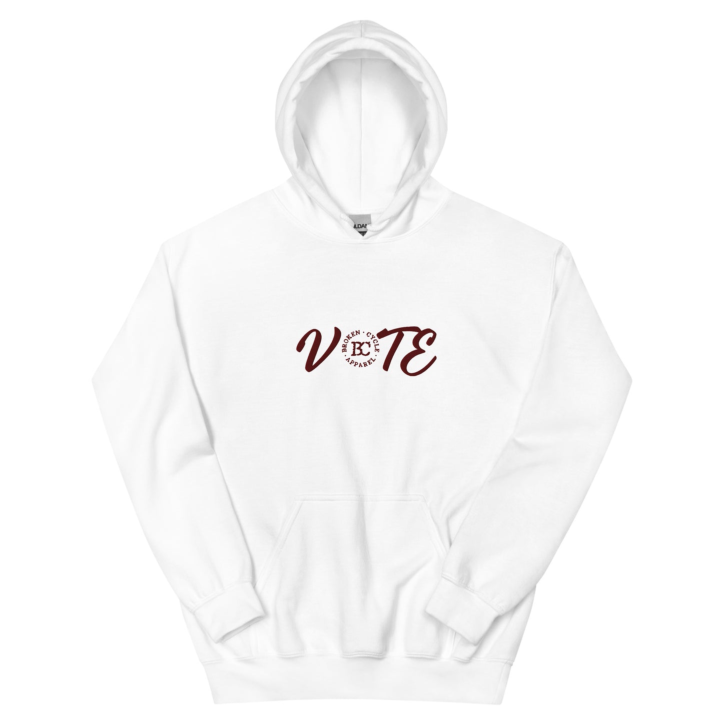 Maroon Stitich Ancestor Hoodie